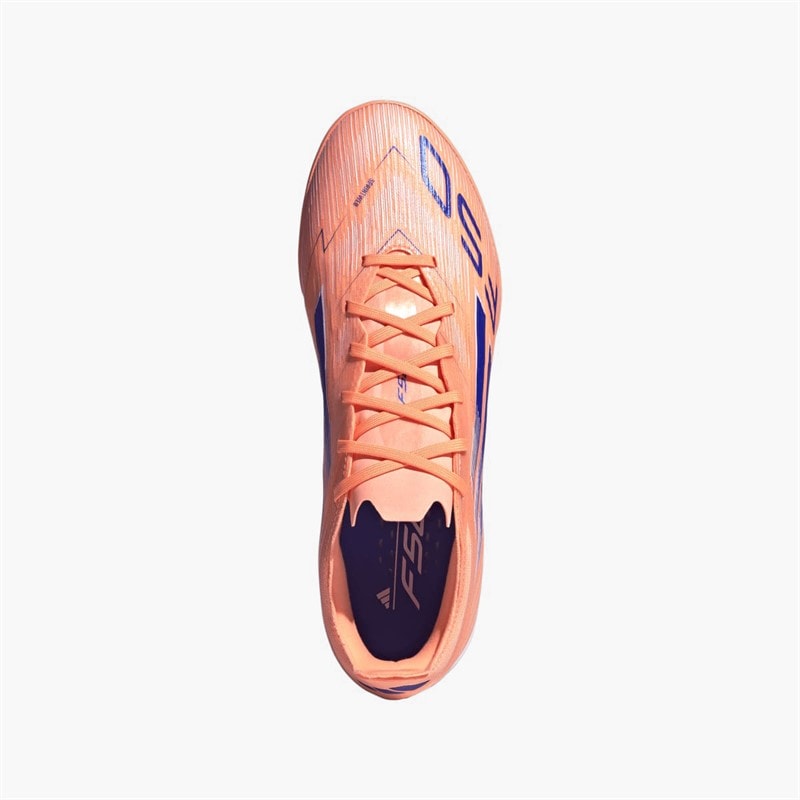 adidas Mens F50 Pro Coral Blaze Pack TF Astro Turf Football Boots Beam Orange/Lucid Blue /Cloud White Beam Orange/Lucid Blue/Cloud White - Image 4