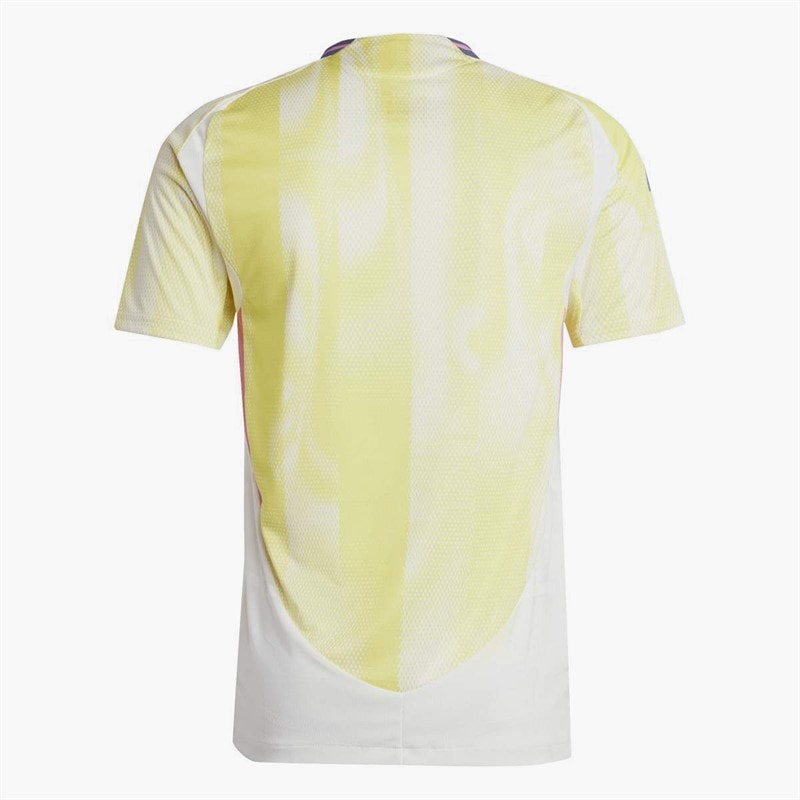 adidas Mens JFC Juventus 24/25 Authentic Away Jersey Pure Sulfur - Image 2