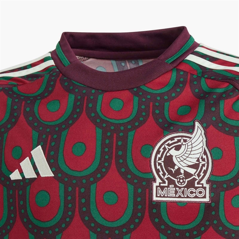 adidas Junior FMF Mexico 2024 Home Jersey Multicolor - Image 3