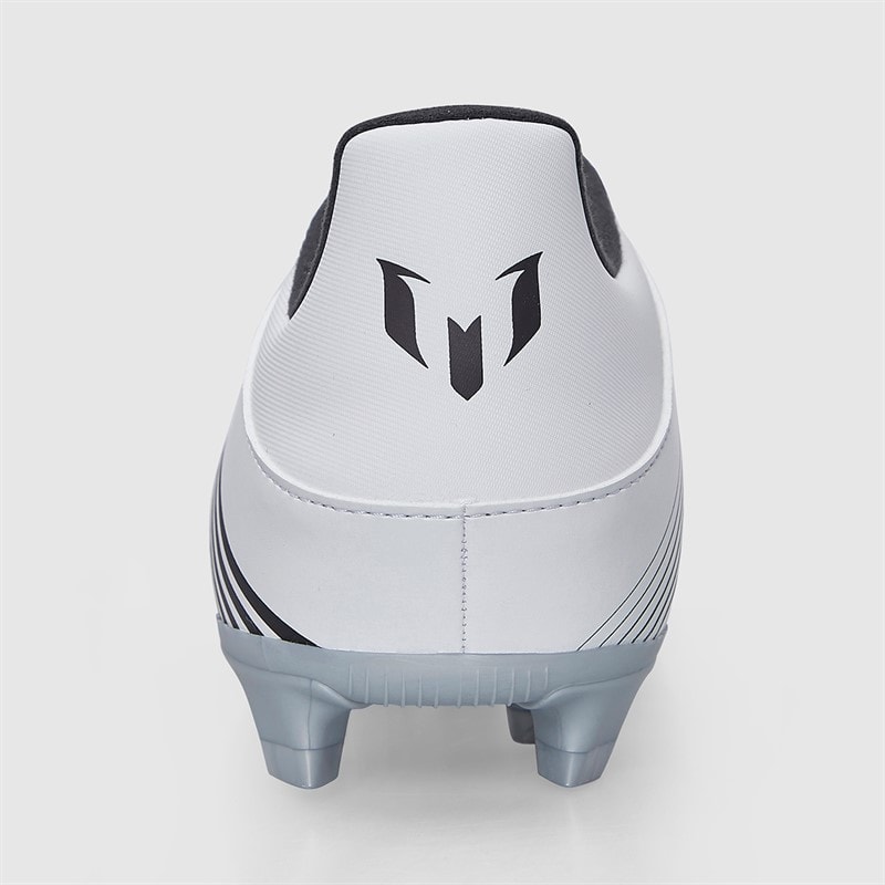 adidas Mens F50 Messi Club Prestig10 FG/MG Firm/Multi Ground Football Boots Cloud White/Lucid Red/Silver Metallic - Image 4