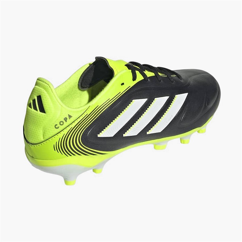 adidas Junior Copa Pure 3 League Radiant Blaze Pack FG/MG Firm/Multi Ground Football Boots Core Black/White/Lucid Lemon - Image 3
