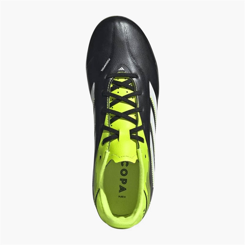 adidas Junior Copa Pure 3 League Radiant Blaze Pack FG/MG Firm/Multi Ground Football Boots Core Black/White/Lucid Lemon - Image 4