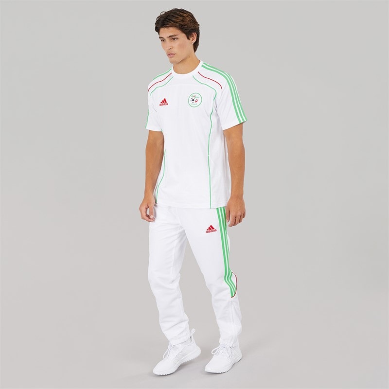adidas Mens FAF Algeria T-Shirt White - Image 4