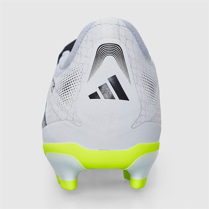 adidas Mens Predator Pro Fold-Over Tongue Radiant Blaze Pack MG Multi Ground Football Boots Cloud White/Core Black/Lucid Lemon - Image 4