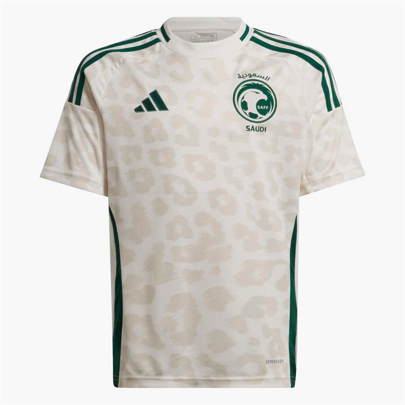 adidas Junior SAFF Saudi Arabia Away Jersey Cream White