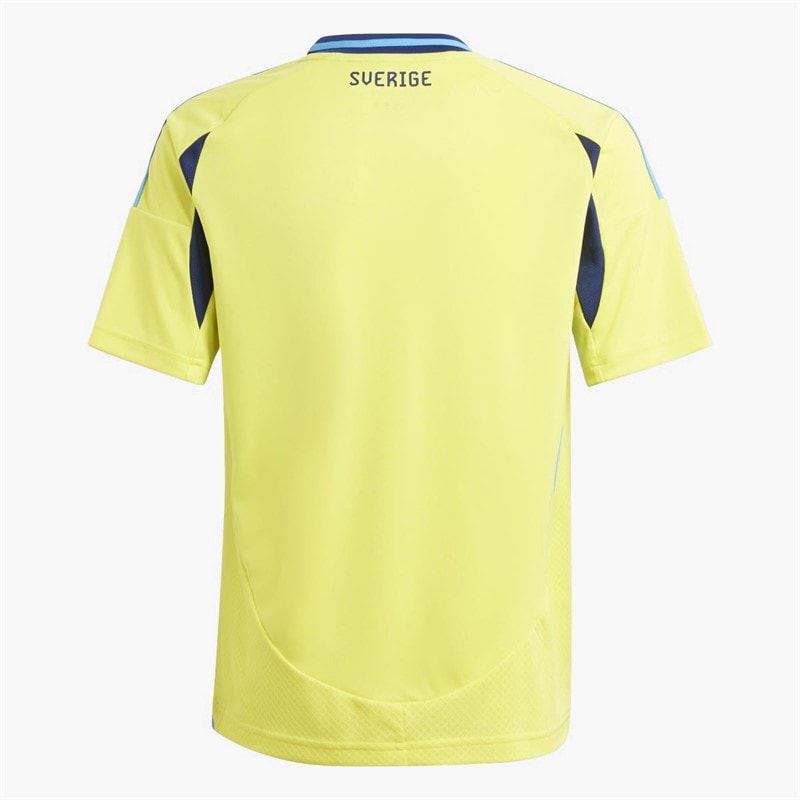 adidas Kids SVFF Sweden 2024 Home Jersey Bright Yellow - Image 2