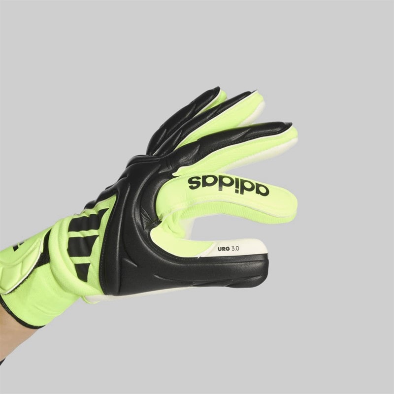adidas Copa League Goalkeeper Gloves Black/Black/Lucid Lemon - Image 5