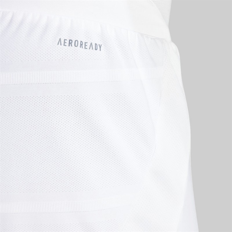 adidas Mens RMCF Real Madrid 24/25 Authentic Home Shorts White - Image 4