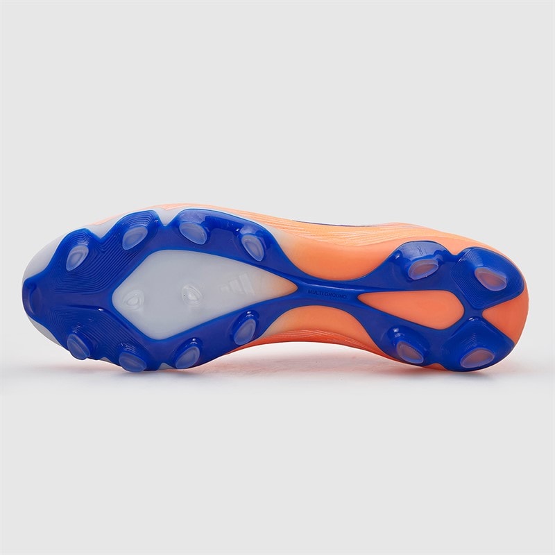 adidas Mens F50 Pro Coral Blaze Pack MG Multi Ground Football Boots Beam Orange/Lucid Blue /Cloud White Beam Orange/Lucid Blue/Cloud White - Image 3