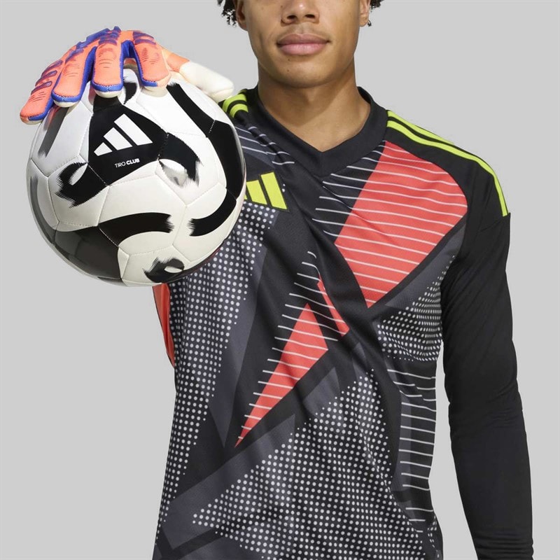 adidas Predator Pro Promo PC Goalkeeper Gloves Signal Coral/White/Lucid Blue - Image 4