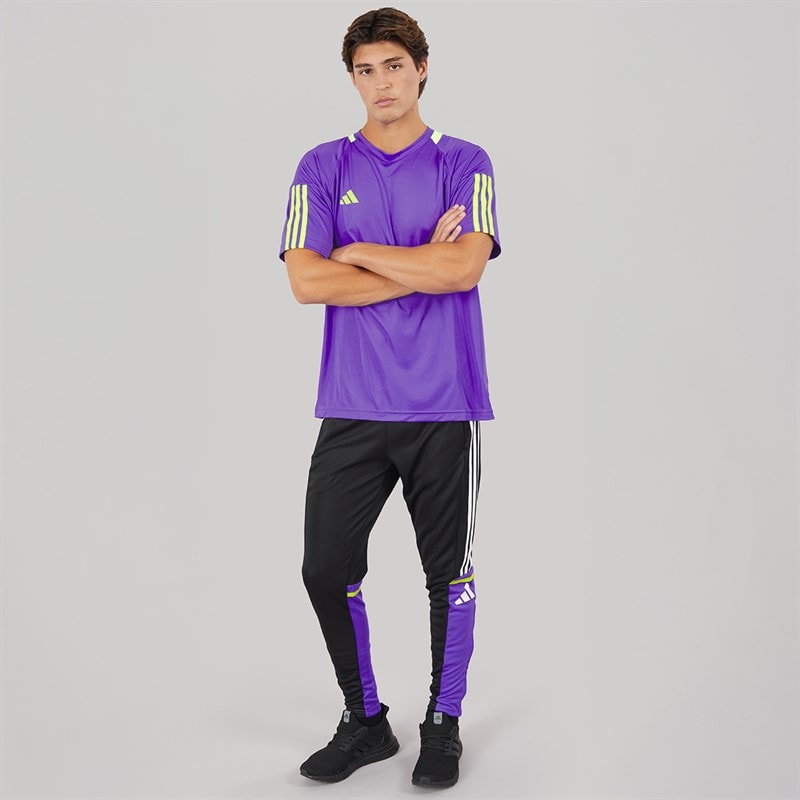 adidas Mens Squadra 25 Training Pants Black/Purple Rush - Image 4