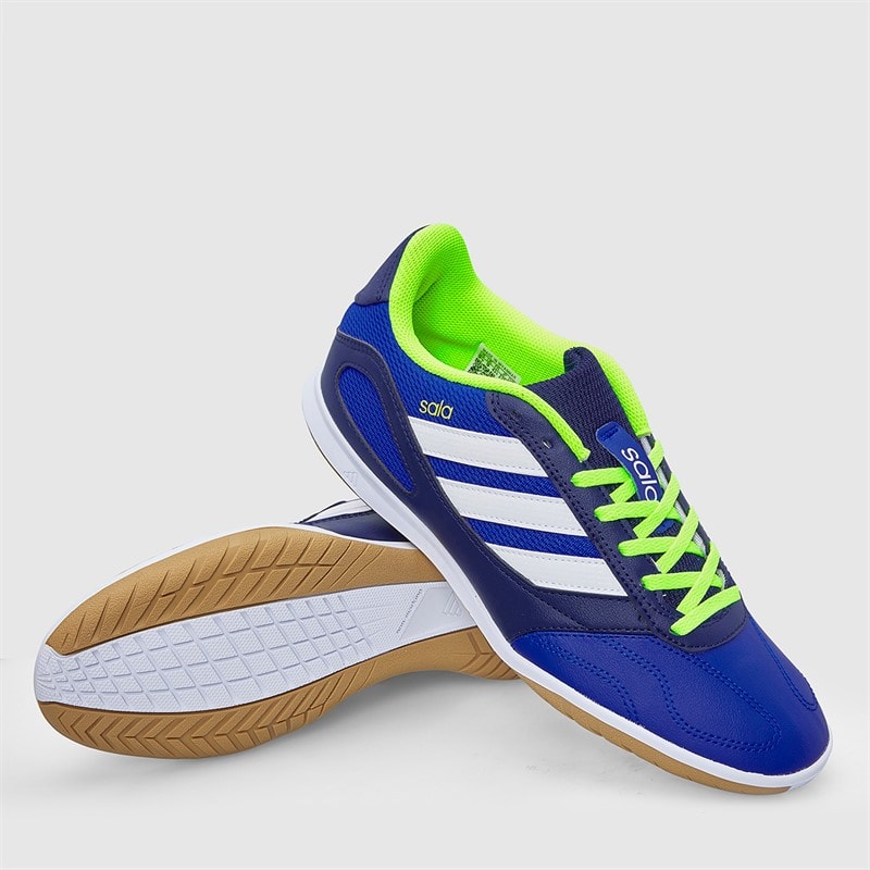 adidas Mens Super Sala Competition 3 IN Indoor Football Boots Lucid Blue/Cloud White/Lucid Lemon