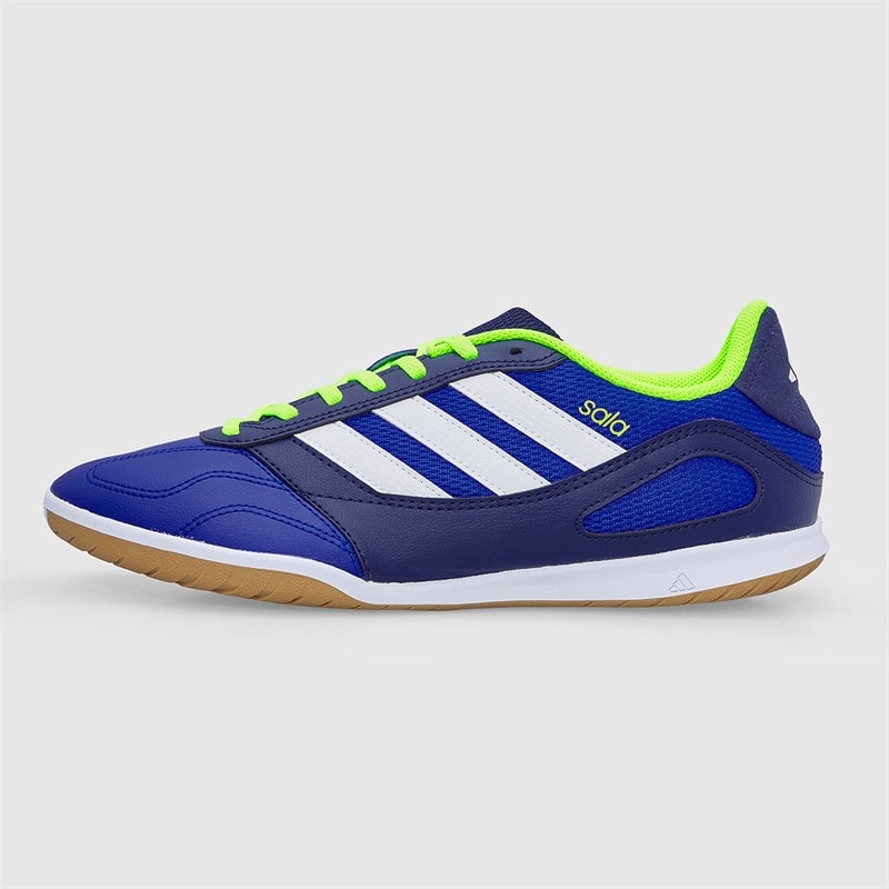 adidas Mens Super Sala Competition 3 IN Indoor Football Boots Lucid Blue/Cloud White/Lucid Lemon - Image 2
