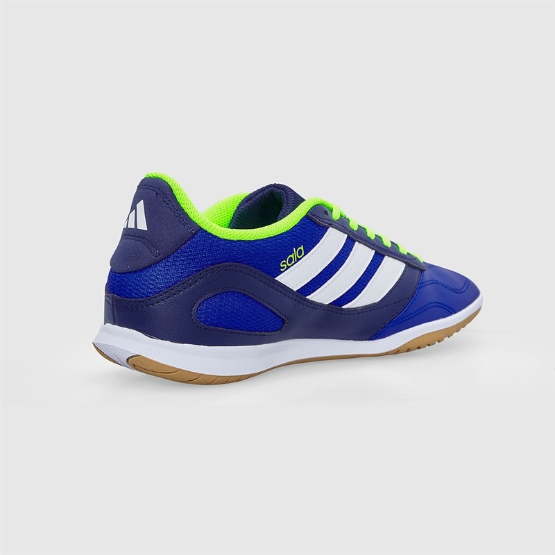 adidas Mens Super Sala Competition 3 IN Indoor Football Boots Lucid Blue/Cloud White/Lucid Lemon - Image 5