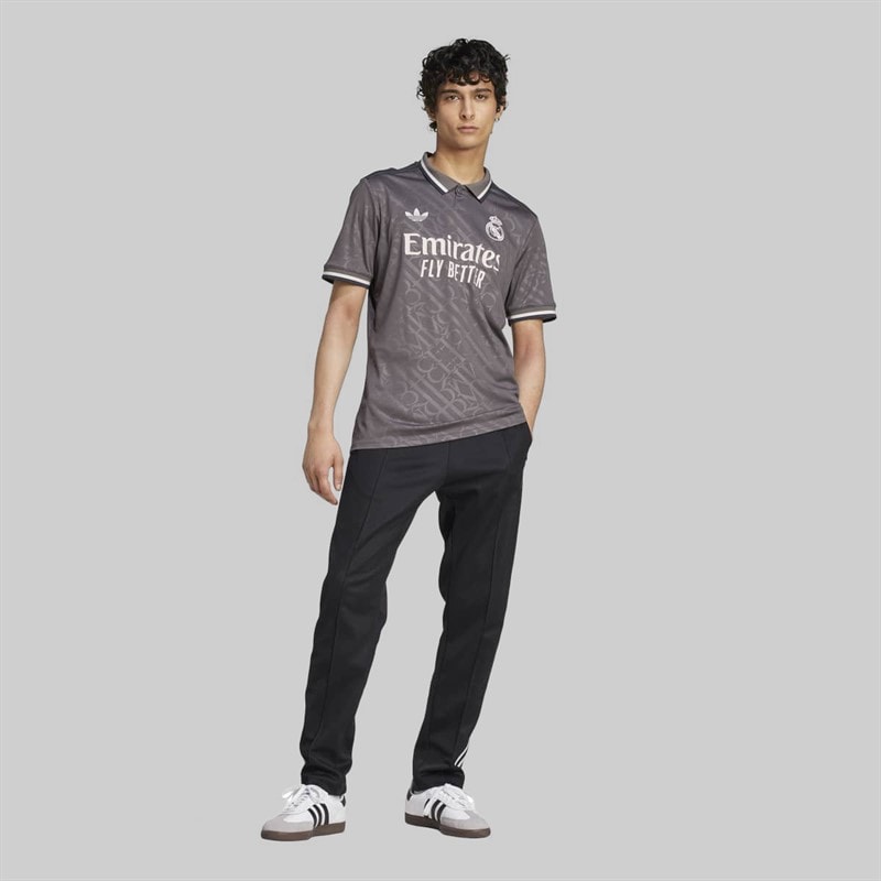 adidas Mens RMCF Real Madrid 24/25 Third Jersey Charcoal - Image 4