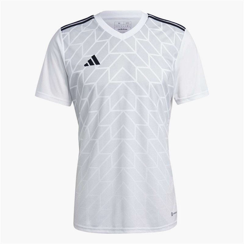 adidas Mens Team Icon 23 Jersey White