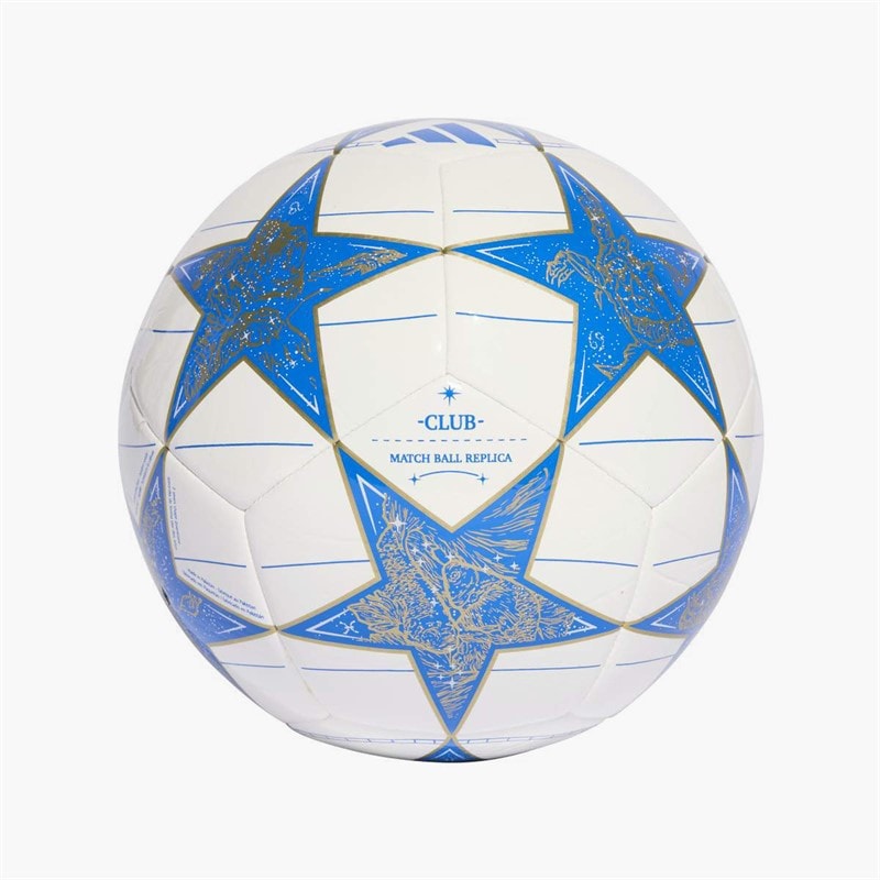 adidas UEFA Champions League Club Training Football White/Blue/Magic Gold - Image 2