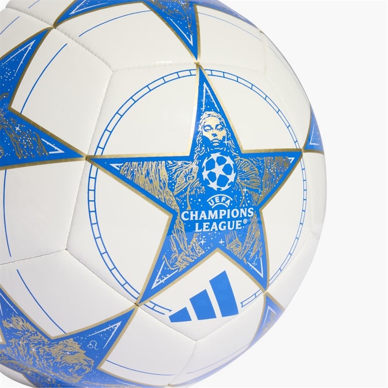 adidas UEFA Champions League Club Training Football White/Blue/Magic Gold - Image 3