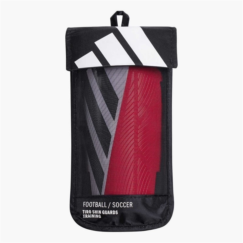 adidas Tiro Training Shinguards White/Lucid Red/Black - Image 1