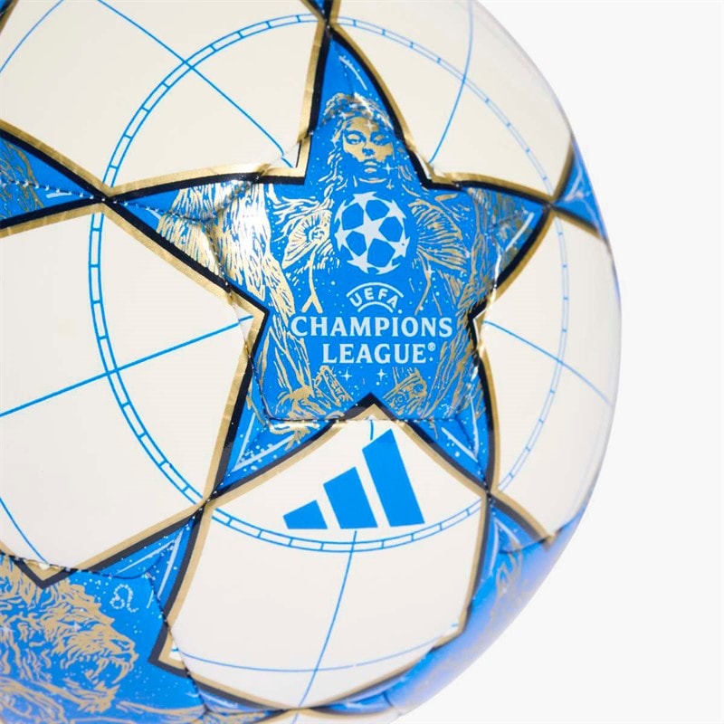 adidas UEFA Champions League Training Sala Football White/Dark Blue/Pantone/Gold Metallic - Image 3