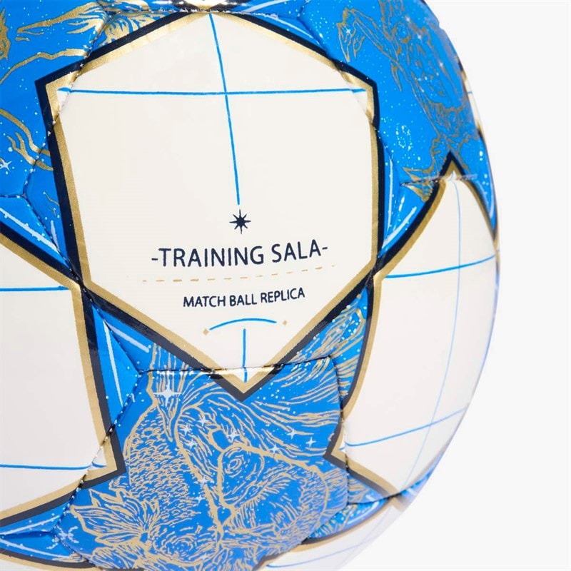 adidas UEFA Champions League Training Sala Football White/Dark Blue/Pantone/Gold Metallic - Image 4