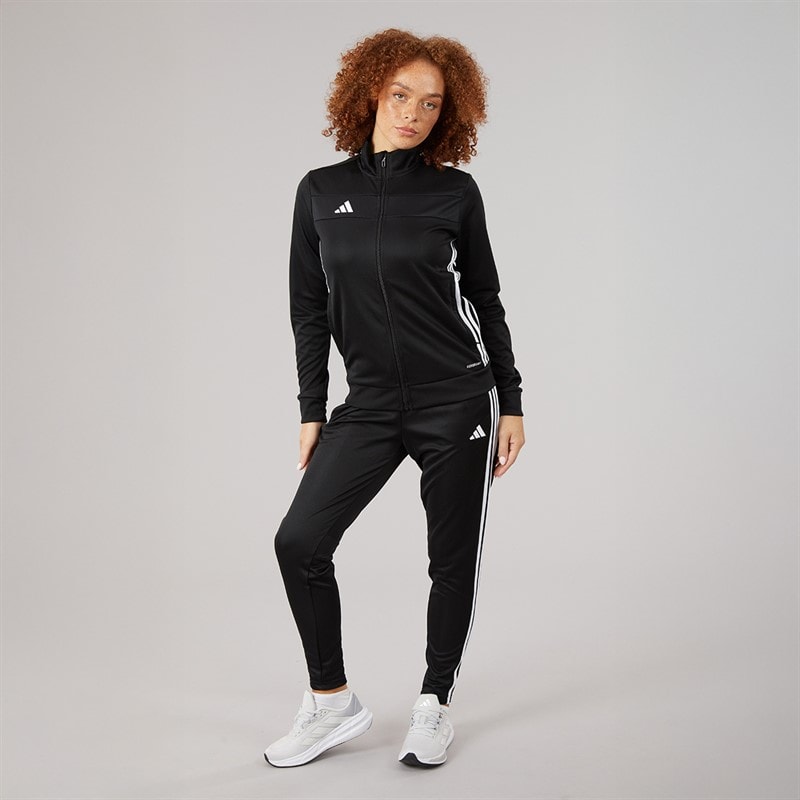 adidas Womens Tiro 25 Essentials Tracksuit Black/White
