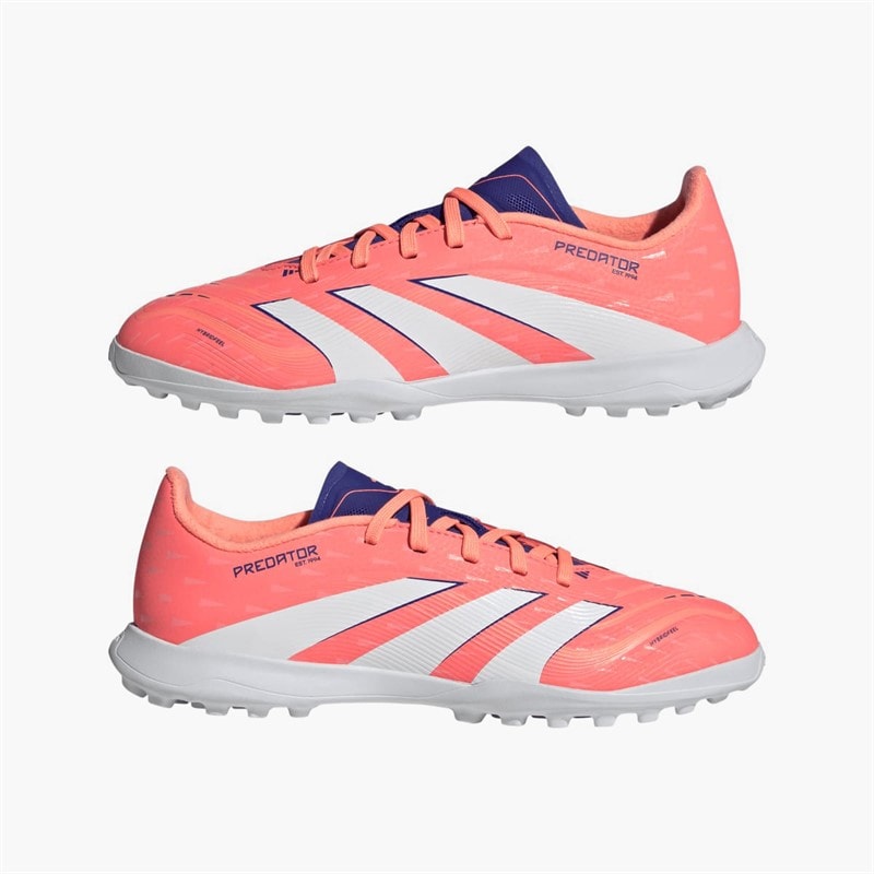 adidas Junior Predator League Coral Blaze Pack TF Astro Turf Football Boots Signal Coral/Cloud White/Beam Orange