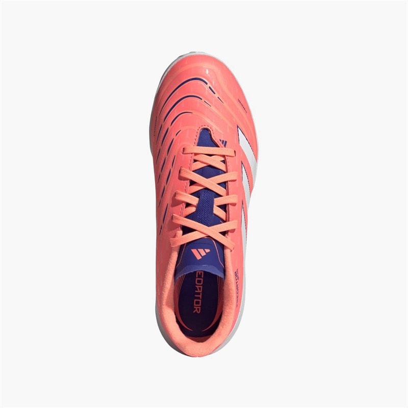 adidas Junior Predator League Coral Blaze Pack TF Astro Turf Football Boots Signal Coral/Cloud White/Beam Orange - Image 4