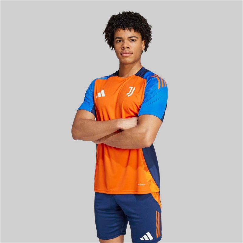 adidas Mens JFC Juventus Tiro 24 Competition Training Jersey Team Orange