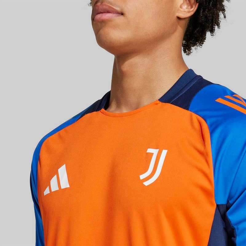 adidas Mens JFC Juventus Tiro 24 Competition Training Jersey Team Orange - Image 3