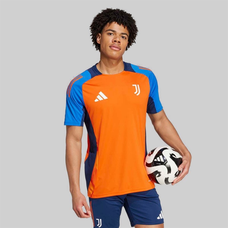 adidas Mens JFC Juventus Tiro 24 Competition Training Jersey Team Orange - Image 4