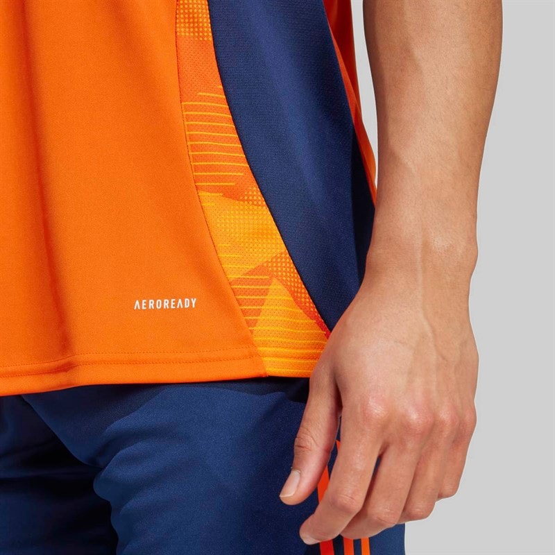 adidas Mens JFC Juventus Tiro 24 Competition Training Jersey Team Orange - Image 5