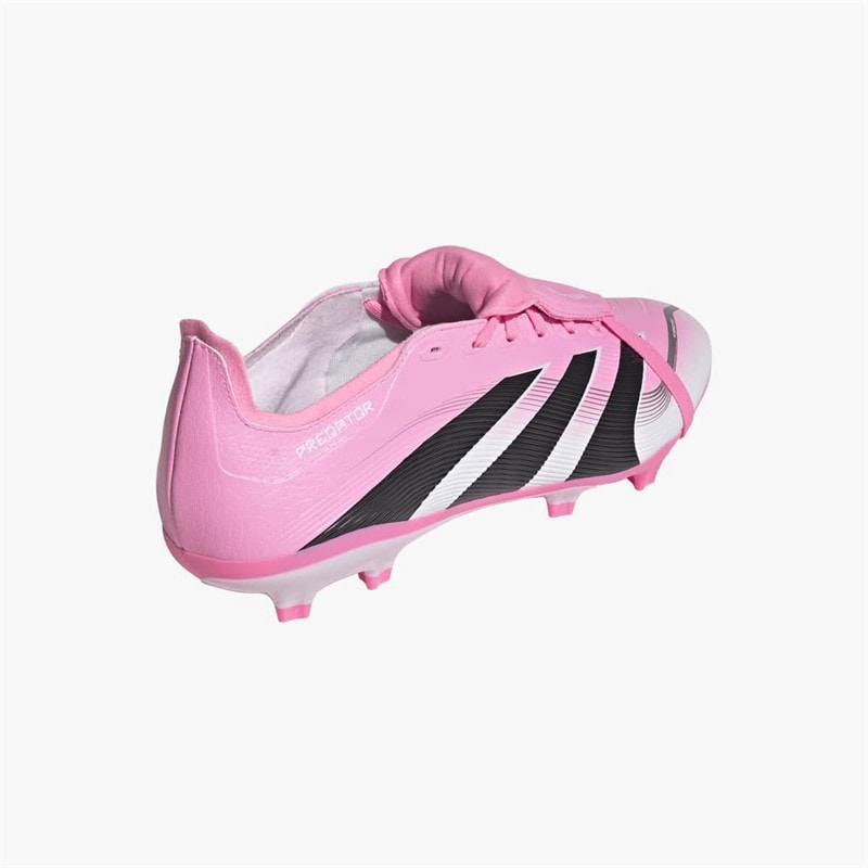 adidas Mens Predator League Fold-Over Tongue FG/MG Firm/Multi Ground Football Boots Beam Pink/Core Black/Footwear White - Image 3
