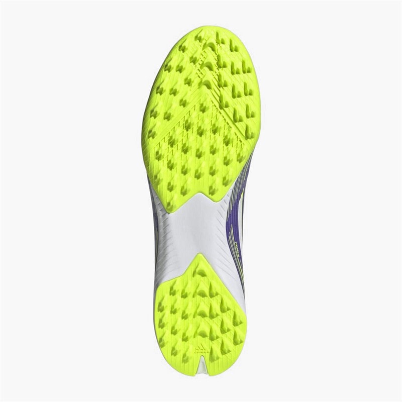adidas F50 League Radiant Blaze Pack TF Astro Turf Football Boots Purple Rush/Cloud White/Lucid Lemon - Image 2