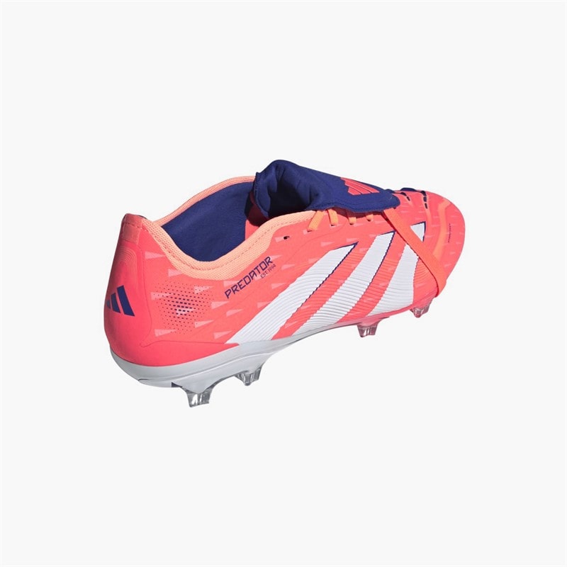 adidas Mens Predator Pro Fold-Over Tongue Coral Blaze Pack FG Firm Ground Football Boots Signal Coral/Cloud White/Beam Orange - Image 3