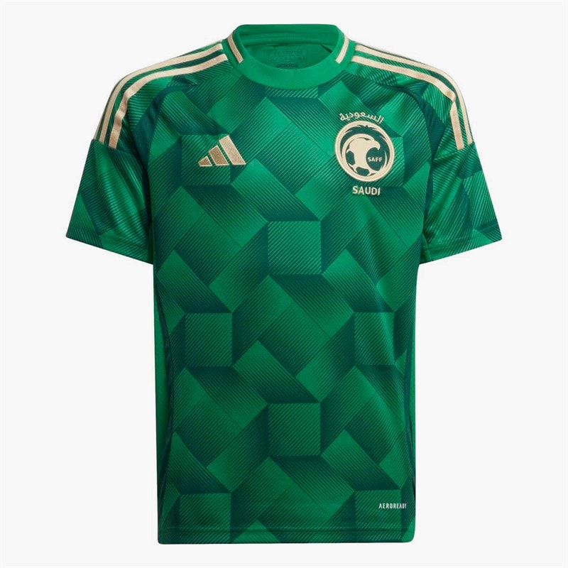 adidas Junior SAFF Saudi Arabia Home Jersey Team Green