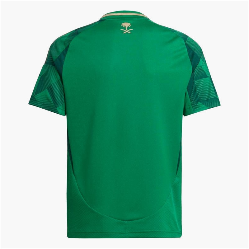 adidas Junior SAFF Saudi Arabia Home Jersey Team Green - Image 2