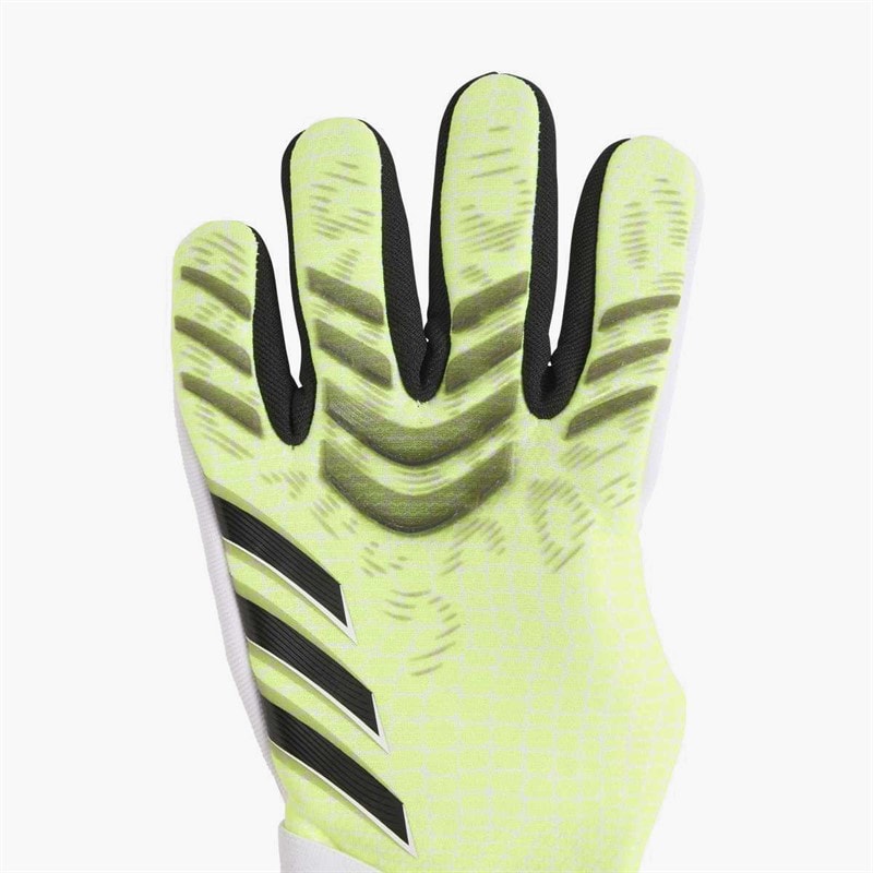 adidas Junior Predator Pro Goalkeeper Gloves Lucid Lemon/White/Black - Image 2