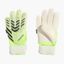 adidas Junior Predator Match Fingersave Goalkeeper Gloves Lucid Lemon/White/Black