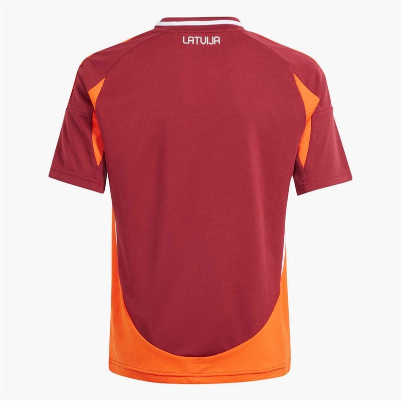 adidas Junior LFF Latvia Home Jersey Tech Copper Blue - Image 2