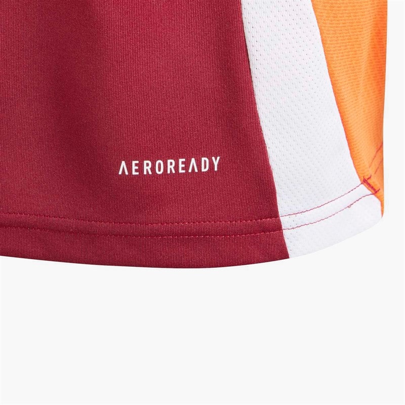 adidas Junior LFF Latvia Home Jersey Tech Copper Blue - Image 4