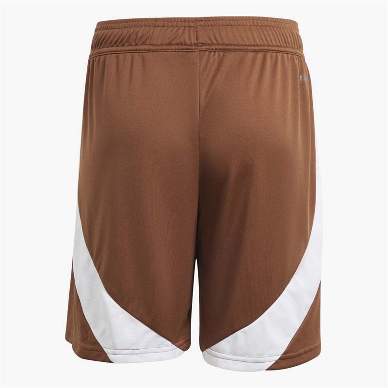 adidas Junior RBFA Belgium 2024 Away Shorts Preloved Brown - Image 2
