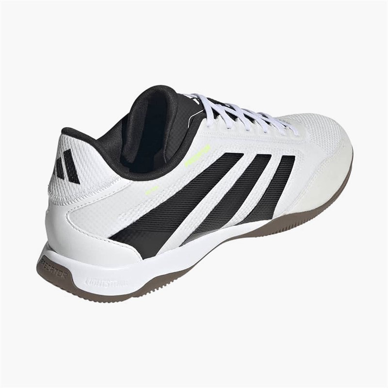adidas Mens Predator League Radiant Blaze Pack IN Indoor Football Boots Cloud White/Core Black/Lucid Lemon - Image 3
