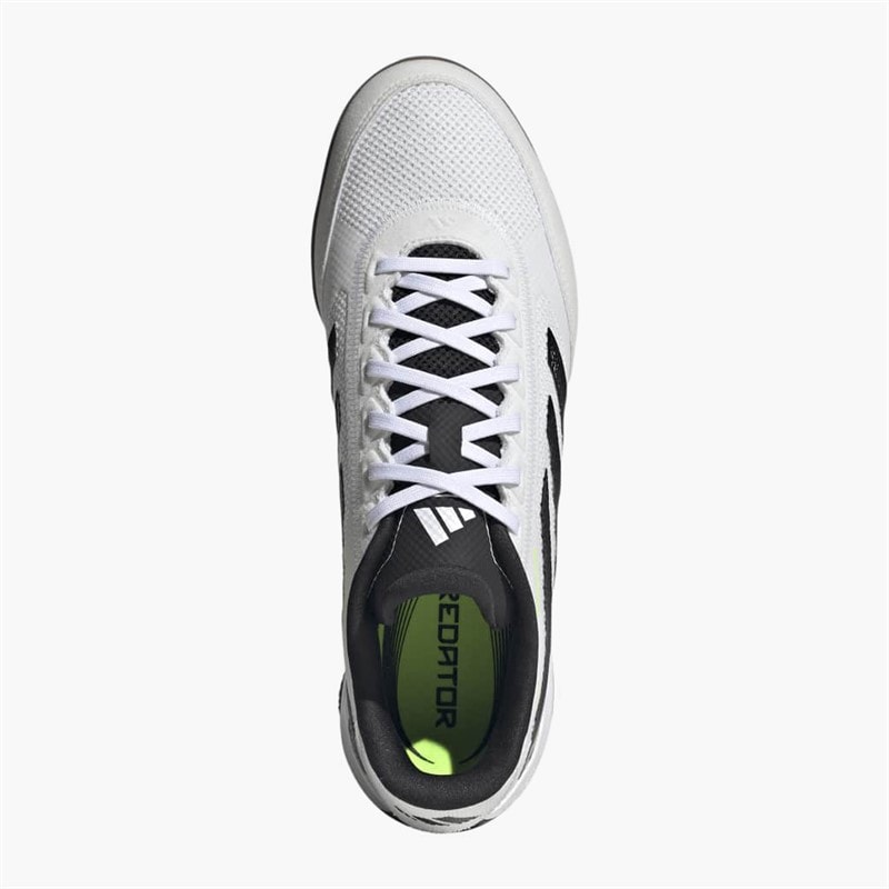 adidas Mens Predator League Radiant Blaze Pack IN Indoor Football Boots Cloud White/Core Black/Lucid Lemon - Image 4