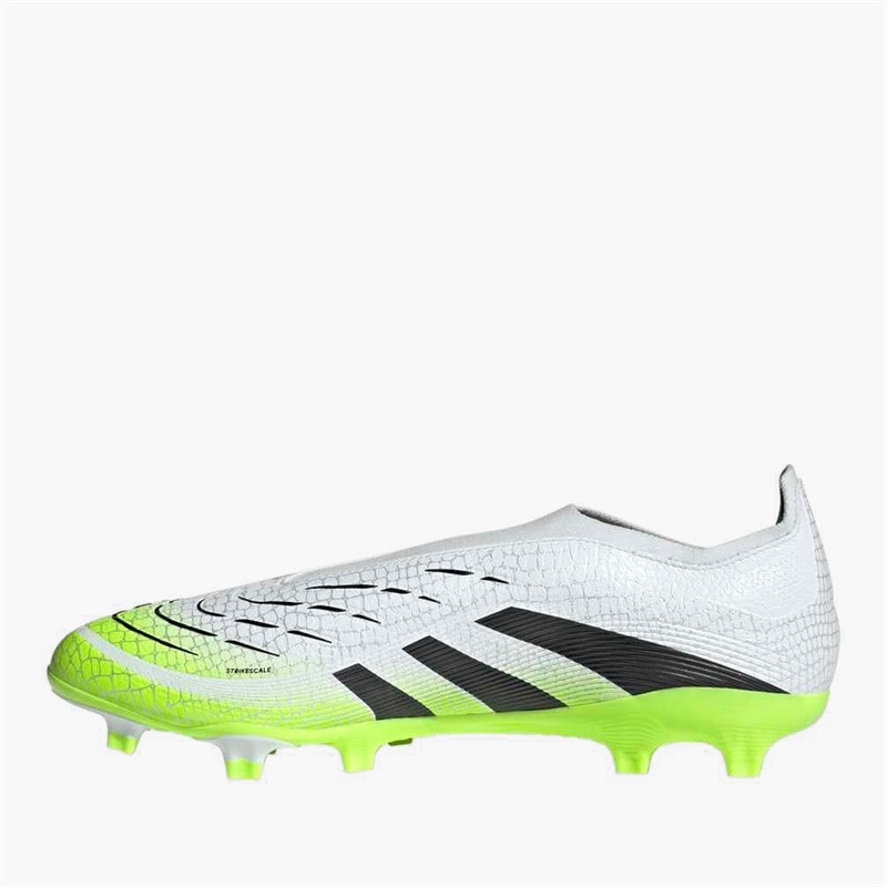 adidas Mens Predator League Laceless Radiant Blaze Pack FG/MG Firm/Multi Ground Football Boots Cloud White/Core Black/Lucid Lemon - Image 5