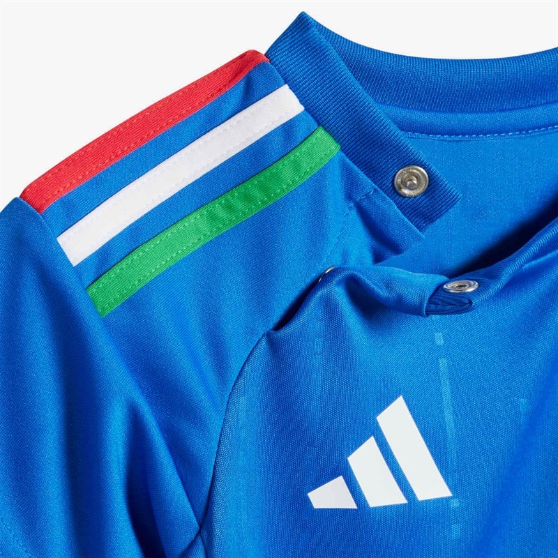 adidas Infant FIGC Italy 2024 Home Baby Kit Blue - Image 2