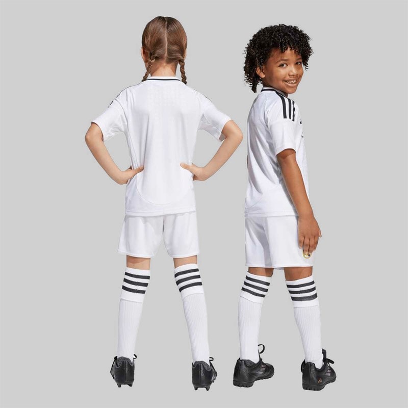 adidas Kids RMCF Real Madrid 24/25 Home Mini Kit White/White - Image 4