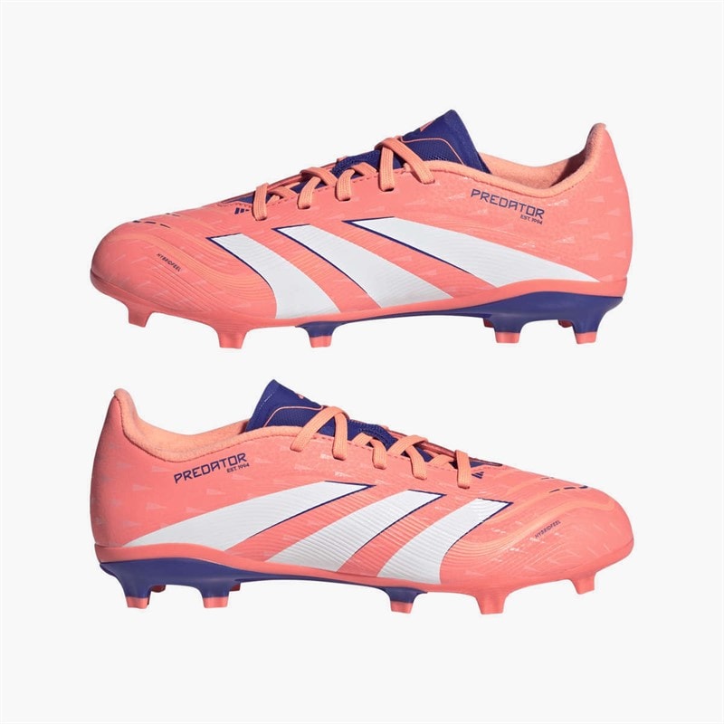 adidas Junior Predator League Coral Blaze Pack FG/MG Firm/Multi Ground Football Boots Signal Coral/Cloud White/Beam Orange