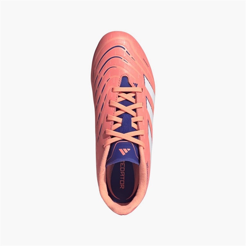 adidas Junior Predator League Coral Blaze Pack FG/MG Firm/Multi Ground Football Boots Signal Coral/Cloud White/Beam Orange - Image 4