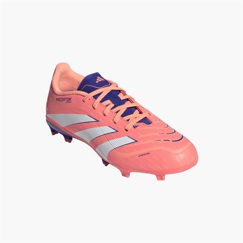 adidas Junior Predator League Coral Blaze Pack FG/MG Firm/Multi Ground Football Boots Signal Coral/Cloud White/Beam Orange - Image 5